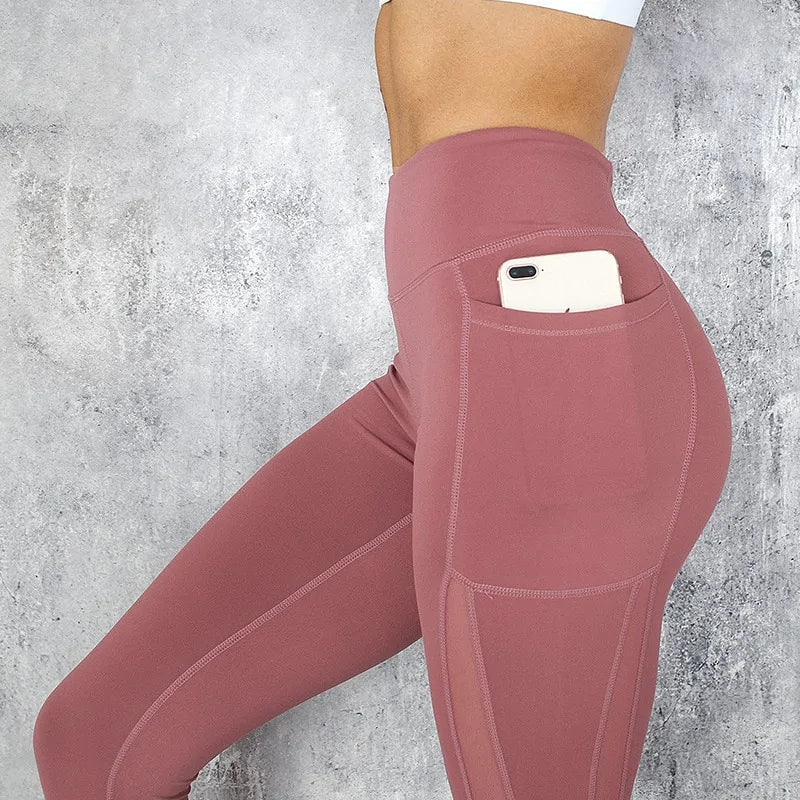 High Waist Pocket Leggings Fashion Fitness Leggings for Women