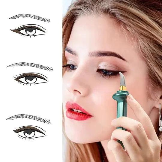 Reusable Silicone Eyeliner Guide - Eyeliner Applicator Kit, Waterproof and Long Lasting