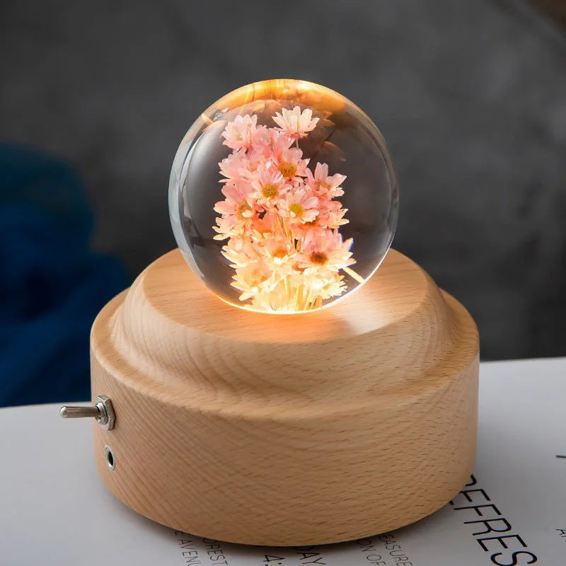 LED TikTok Night Crystal Ball Light