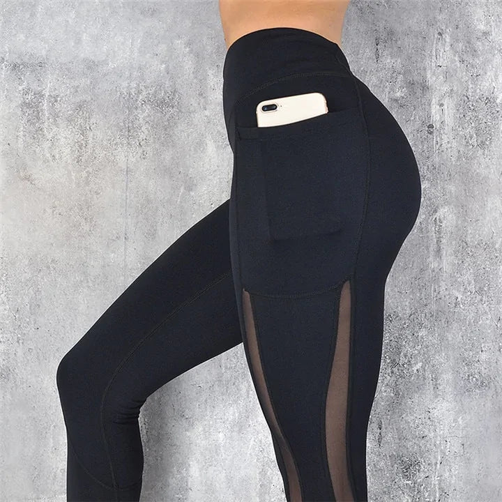 High Waist Pocket Leggings Fashion Fitness Leggings for Women