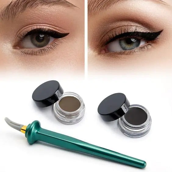 Reusable Silicone Eyeliner Guide - Eyeliner Applicator Kit, Waterproof and Long Lasting