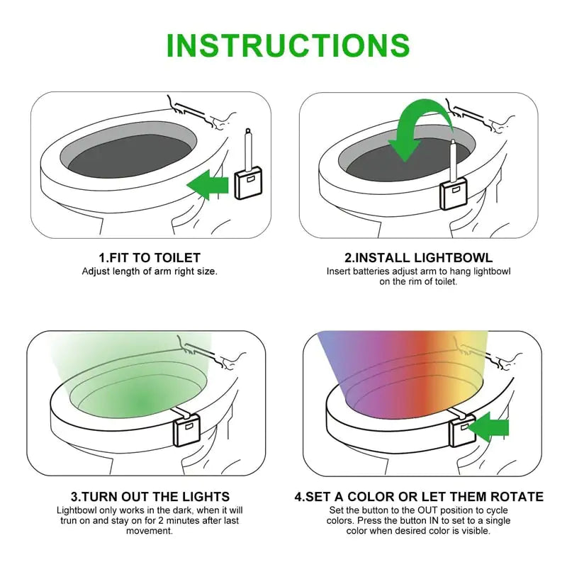 Bathroom Bowl Night Light