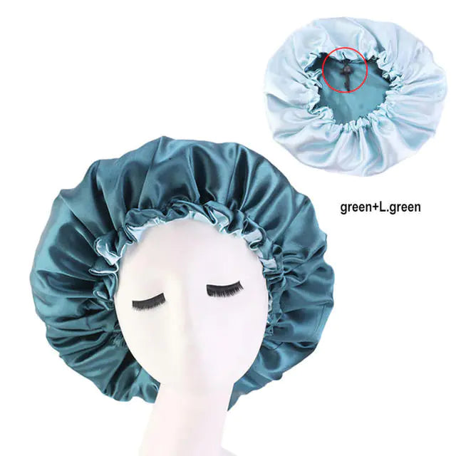 Women Satin Sleeping/Shower Cap